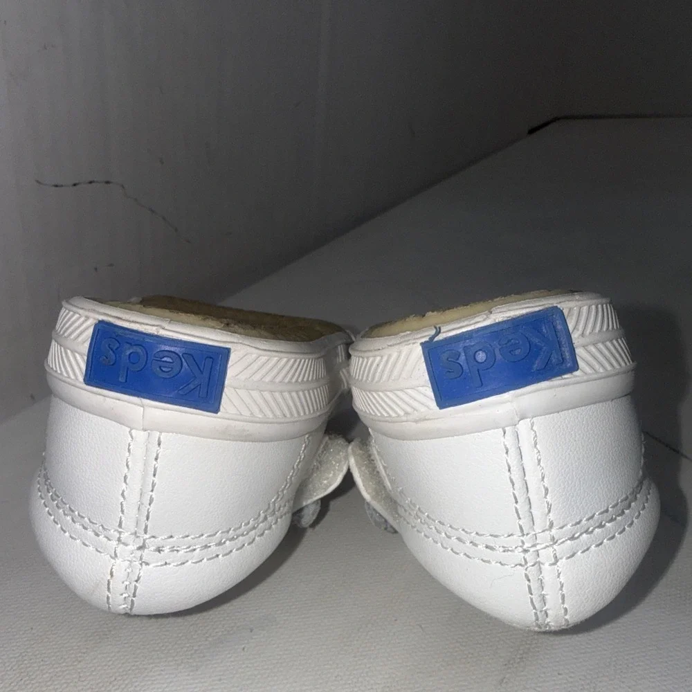 Keds Toddler Size 5 Daphne T-Strap Classic White Leather Mary Jane Girls Walking